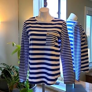 NWT, Jones NY Signature, Stripped Long Sleeve w/Pocket